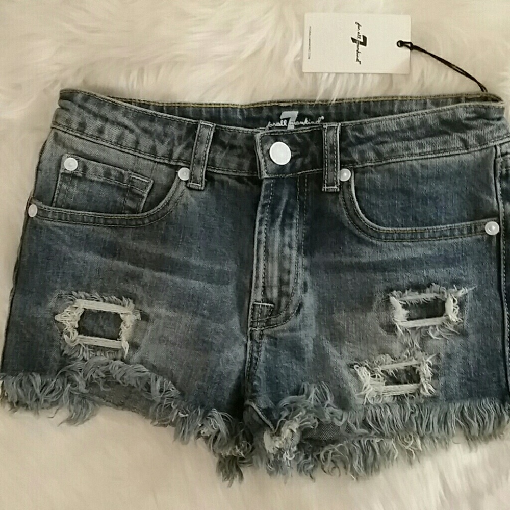7 FOR ALL MANKIND Jean shorts Brand New w/tag
